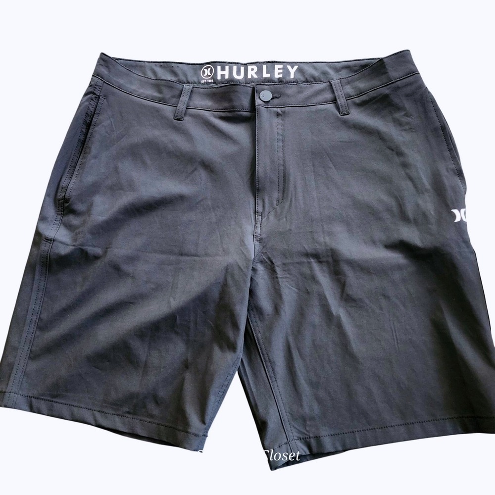 Hurley Mens Hybrid Active Shorts NWOT Black Sz. 40| Casual Outdoors Everyday